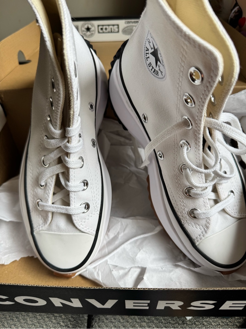Converse White Run Star Hike Hi